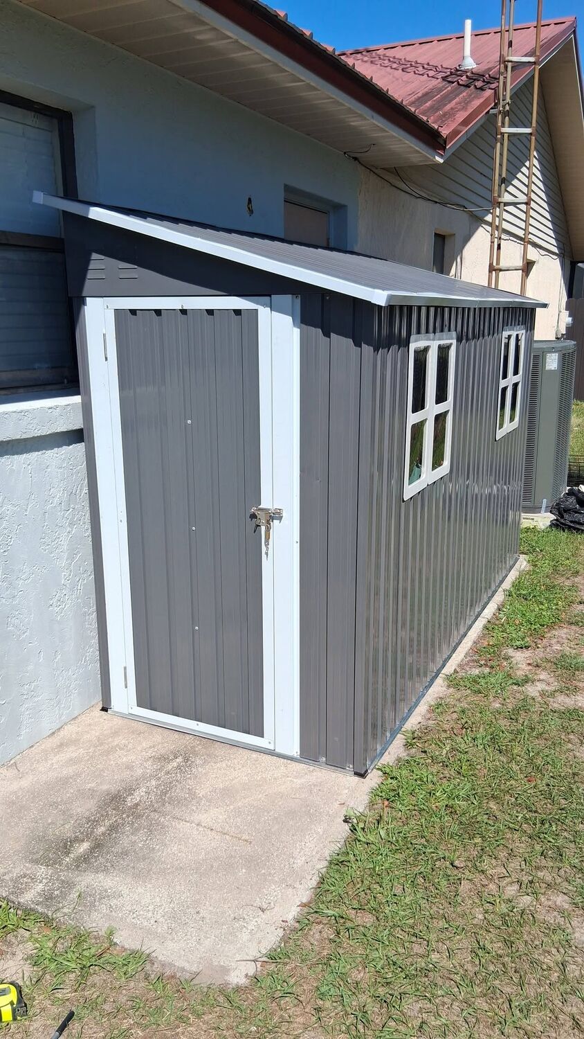 Custom shed build detail